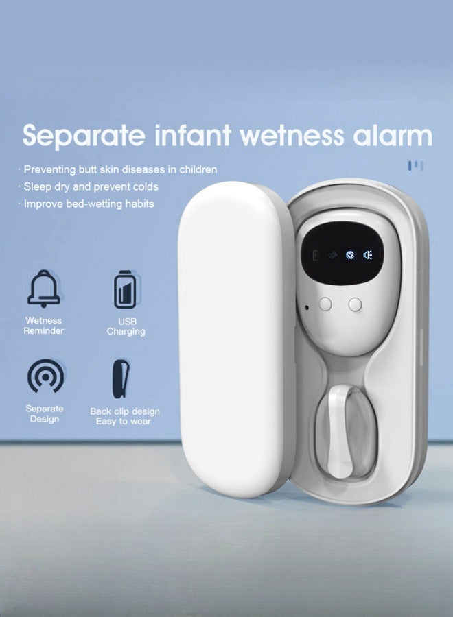 Wireless Bedwetting Alarm, Rechargeable Clinically Proven Potty Training Device with Sound and Vibration, Bed-wetting Enuresis Sensor with 3 Reminder Modes for Kids,Elderly - Image 1